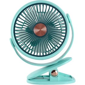 Resim Tastech Mandallı Şarjlı Fan 3 Kademeli Taşınabilir Vantilatör Serinletici Mini Klima 360 Derece Dönen Fan 