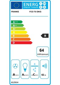Resim Franke FCO 70 ONG Classicline Siyah Duvar Tipi Davlumbaz 