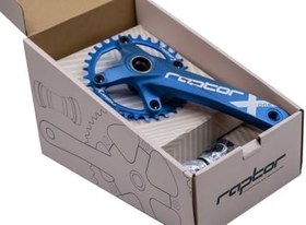 Resim BİKE SKY RAPTOR 32T MAVİ Tekli Aynakol - MTB Dağ Bisikleti Krank, Alüminyum, 