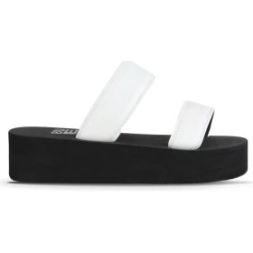 Resim Bueno Shoes Beyaz Sedefli-Paris Kadın Dolgu Topuklu Terlik 26WT752750 26WT752750 