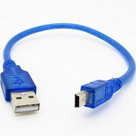 Resim Harici Harddisk Kablosu 30Cm 5 Pin Mini Usb Kablo Hdd Örgü Kablo 