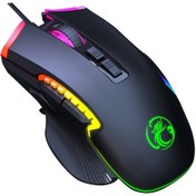 Resim Imıce T70 8 Düğmeli 7200dpı Rgb Aydınlatma Programlanabilir Kablolu Oyun Faresi, Kablo Uzunluğu: 1.8m Siyah Diğer 
