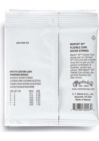 Resim Martin Mfx775 Phosphor Bronze Akustik Gitar Teli 11-52 