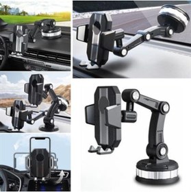 Resim MELFSHOP M3LF- buffer® jel vantuzlu cama takılabilen güçlü 360 derece dönebilen ayarlanabilir araç içi va 