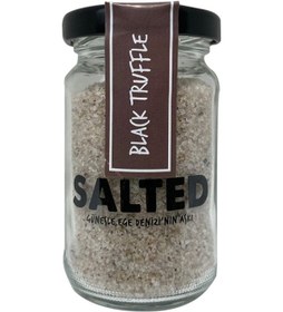 Resim Salted Siyah Trüf Tuz Cam Kavanoz 70 G 