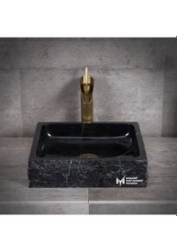 Resim Toros Siyah Dışı Patlatma Kare Lavabo 