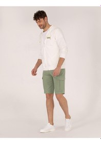 Resim Pierre Cardin Erkek Haki Şort / Bermuda 50264881-vr027 Haki 