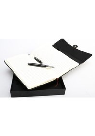 Resim Kişiye Özel Defter Ve Kalem Seti Özel Ambalaj Kdf78896567 Siyah 