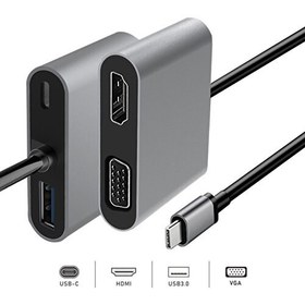 Resim Dexim Premium 4 in 1 USB-C Hub 