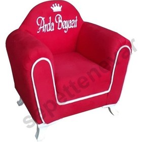 Resim Isme Özel Şeritli Çocuk Koltuğu Kırmızı (324111042) Kırmızı 