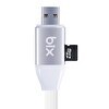 Resim Bix Idata Pro iPhone Uyumlu Micro SD Kart Okuyuculu Şarj Kablosu 
