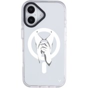 Resim iPhone 16 Kravat Telefon Kılıfı 
