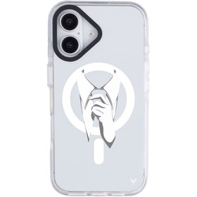 Resim iPhone 16 Kravat Telefon Kılıfı 