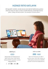 Resim Arzopa A1s 14" Full Hd 60hz Ips Ultra İnce Taşınabilir Monitör 