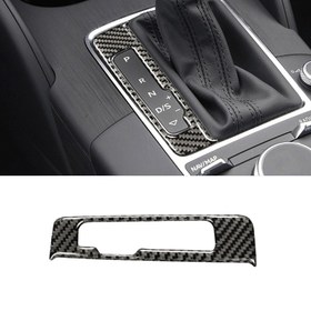 Resim Audi A3 8V için Karbon Fiber Orta Vites Gösterge Paneli Süs Çerçevesi: Şık ve Yüksek Kaliteli Karbon Fiber Detay ile Aracınızın İçini Güzelleştirin 