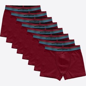 Resim Malabadi Erkek Çocuk Bordo 8 Li Paket Pamuk Elastan Boxer 208 