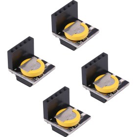Resim Tenfowee Ds3231 Rtc Saat Modülü 4'lü Paket Pil Dahil - Yüksek Doğrulukta Zamanlama, 3.3v/5v Uyumlu, -40 C/+85 C Aralığı, Sıcaklık Sensörü 