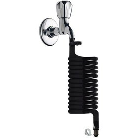 Resim Plasyay Spiral Wc Taharet Hortum Matik Yeni Renk Siyah 110 Cm 