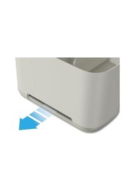 Resim Joseph Easy-store Caddy, Diş Fırçası Tutucu, Banyoda Saklama, Büyük, Mat Yüzey, Bej Siyah 