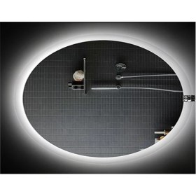 Resim Global Led Mirror Elips Işıklı Banyo Makyaj Konsol Ledli Ayna 80*60 Yan Elips 