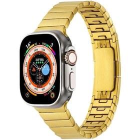 Resim iOS Uyumlu Watch 42mm Zore Krd-82 Metal Kordon 