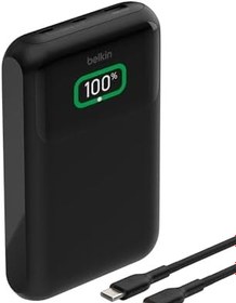 Resim Belkin BoostCharge 3 Portlu Dizüstü Powerbank 20K, USB-C ve USB-A Portları, Hızlı Şarj USB-C Güç Dağıtımı, MacBook, iPhone 17, 16 Serisi, iPad Pro, Galaxy S25 vb. için Taşınabilir Şarj Cihazı - Siyah 