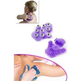 Resim Masaj Eldiveni 9 Bilyeli Massage Glove Çok Renkli 