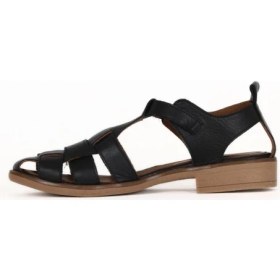 Resim Bueno Shoes Siyah Deri Kadın Topuklu Sandalet 01WE2200 01WE2200 