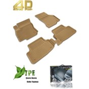 Resim Sahler Audı A6 2011-2018 Bej Renk 4.5D Araca Özel Paspas Seti 5 P 