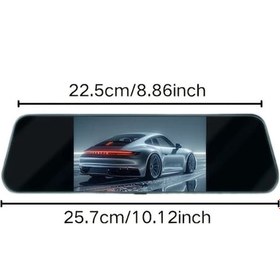 Resim Dashanshop 6.0 İnç Dokunmatik Ekran 1080p Hd Çift Kanallı Araç İçi Kamera Ön Arka Kayıt 
