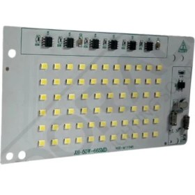 Resim 220V 50W 2835 Smd Ledli Günışığı Hazır Projektör Ledi 220 Volt 50 Watt Pcb 