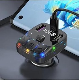 Resim Bluetooth FM Transmitter 5.3 Araç İçi Şarj Cihazı 30W PD LED Işıklı, 028GNXY04 