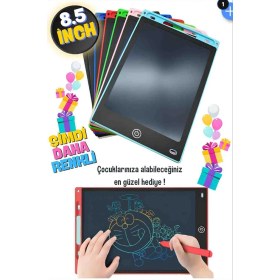 Resim Eğitici Renkli LCD Yaz Çiz Boz Tablet Çocuklar Için Kalemli, Taşınabilir, Silinebilen Dijital Çizim Defteri Eğlenceli Öğretici Hediyelik Tablet 
