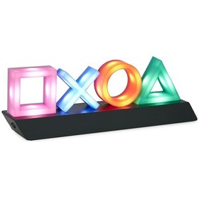 Resim Yifomall Oyun Konsolu Simge Ambiyans Lambası - Xo Ikonu Siyah Usb Beslemeli, 3 Aydınlatma Modu Ve Müzik Etkileşimiyle Odanı Dekore Edin Siyah 