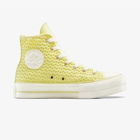 Resim Converse Chuck Taylor All Star Knit Kadın Sarı Sneaker A14967c Sarı 