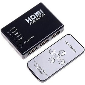 Resim Powermaster 5 Port Hdmi Switch 5X1 Kumandalı Uyumlu 