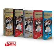 Resim ESPRESSOMM Tchibo Cafissimo Uyumlu Karışık Kapsül Kahve (50 ADET) 