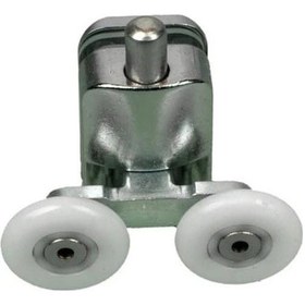 Resim Venita Metal Gövdeli Duşakabin Tekerlek Takımı 2 Alt 2 Üst Teker Rulmanı 24 Mm 
