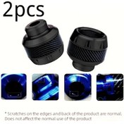 Resim Dream011 Siyah 1 Set 2 Parça Evrensel Motorcycle Koruma Pedi Çarpışma Önleyici Denge 
