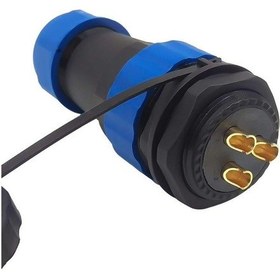 Resim Sd28 Su Geçirmez 3 Pin Erkek-dişi Yuvarlak 28 Mm Konnektör-177472 