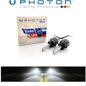 Resim H1 Led Xenon Oto Ampul Photon Zero Fansız Beyaz 