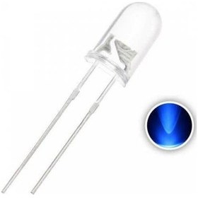 Resim Buharaelektronik 5 MM Led Mavi - Şeffaf 10 Adet 