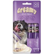 Resim M-Pets Creamy Ton Balıklı Etli Ek Besin ve Köpek Ödülü 4x15 Gr 