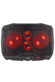 Resim Rampage Ad-rc4 Işıklı Gaming Laptop Soğutucu 2x125mm 2x70mm 15-17 Notebook Soğutucu Stand 