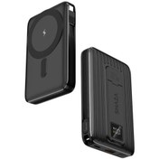 Resim shaza 10.000 Mah 22.5w Magsafe Taşınabilir Şarj Cihazı Siyah 