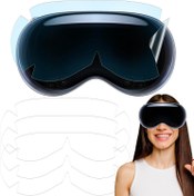 Resim lelinker 3PCS VR Headset Protective Film for Vision Pro, HD Transparent Anti-Scratch Soft TPU Screen Protective Films, VR Headset Glasses Screen Film for Vision Pro Accessories 2024 