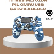 Resim Titreşim Motorlu Oyun Kolu – Gerçekçi Geri Bildirim ve Etkileşim 