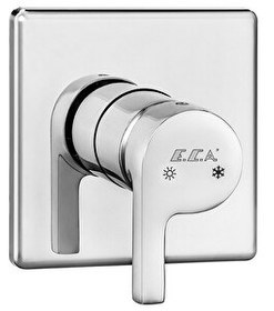 Resim ECA İcon Ankastre Duş Bataryası Sıva Üstü 102167101H-K 