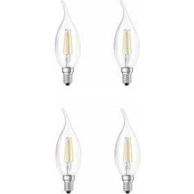Resim Heka LED Filament Rustik Ampul 6W Amber Işık - 4 Adet 