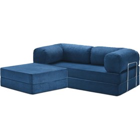 Resim MiniWood Legom Köşe Koltuk Takımı Sünger Yataklı Kanepe Dinlenme Koltuğu 